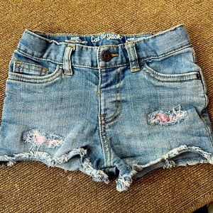 Little girls Jean shorts 3t